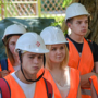 Master class for repairing facades of buildings was held for BSTU students in Belgorod