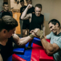 Arm wrestling championship revealed the strongest students